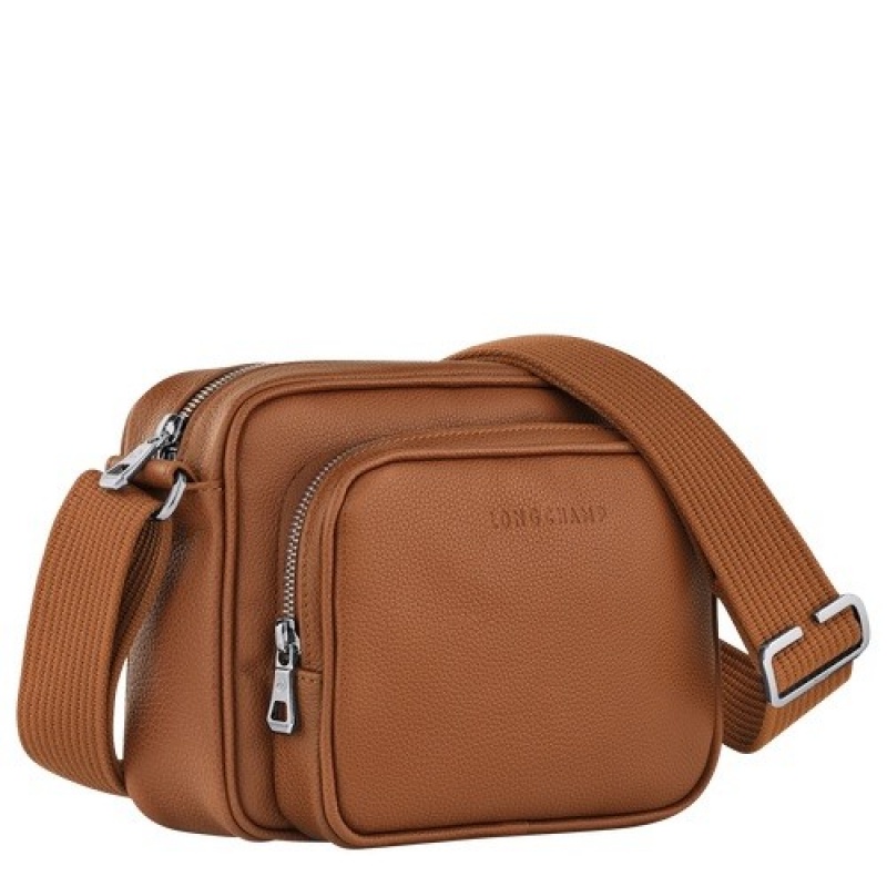 Caramel Longchamp Le Foulonné S Camera Bag | SN-LCMP49103