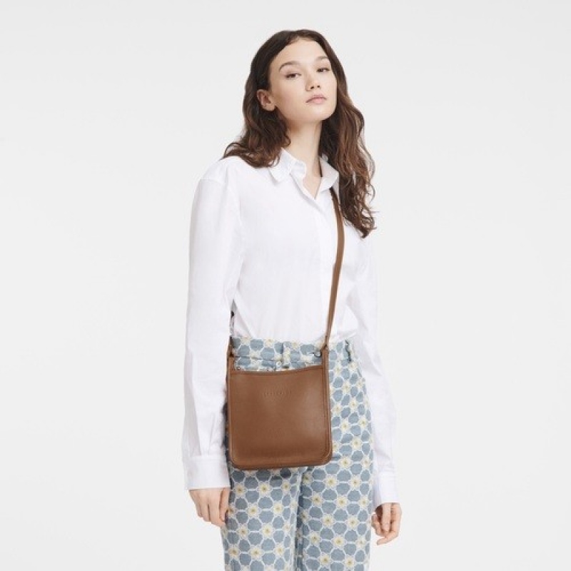 Caramel Longchamp Le Foulonné S Crossbody Bag | SN-LCMP47862