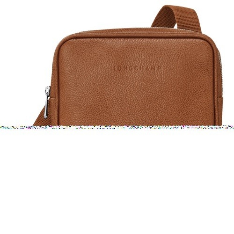 Caramel Longchamp Le Foulonné Xs Crossbody Bag | SN-LCMP49097