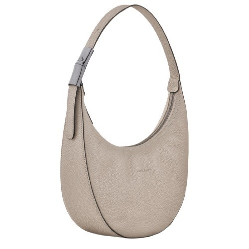 Clay Longchamp Roseau Essential M Hobo Bag | SN-LCMP48005