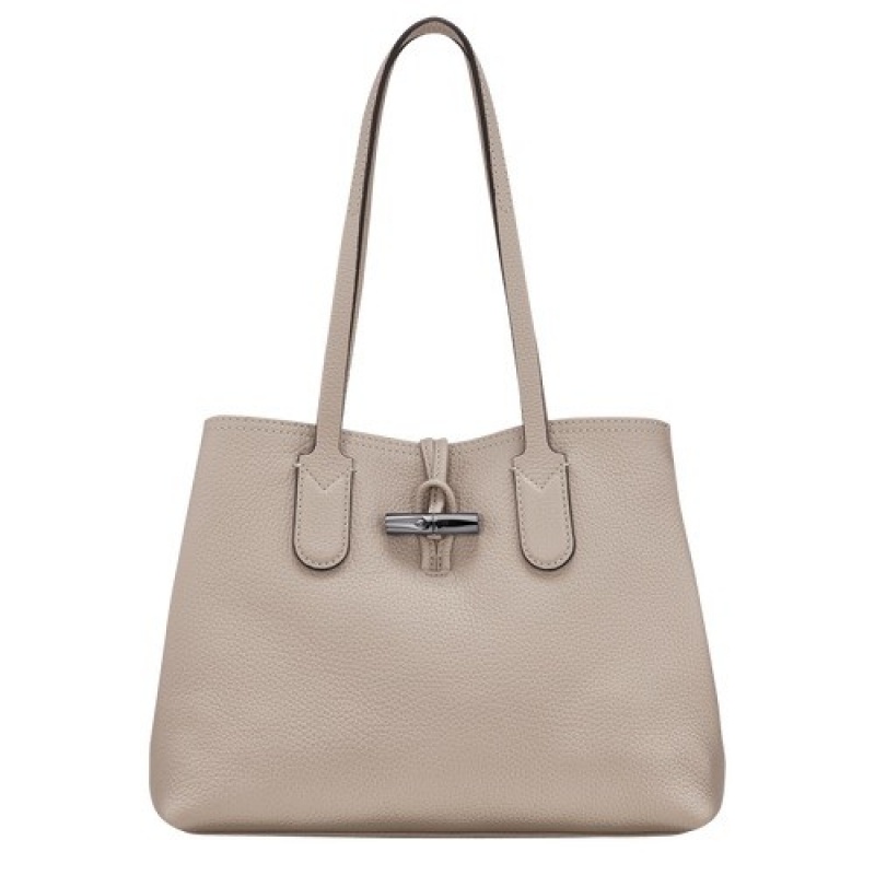 Clay Longchamp Roseau Essential M Tote Bag | SN-LCMP48010