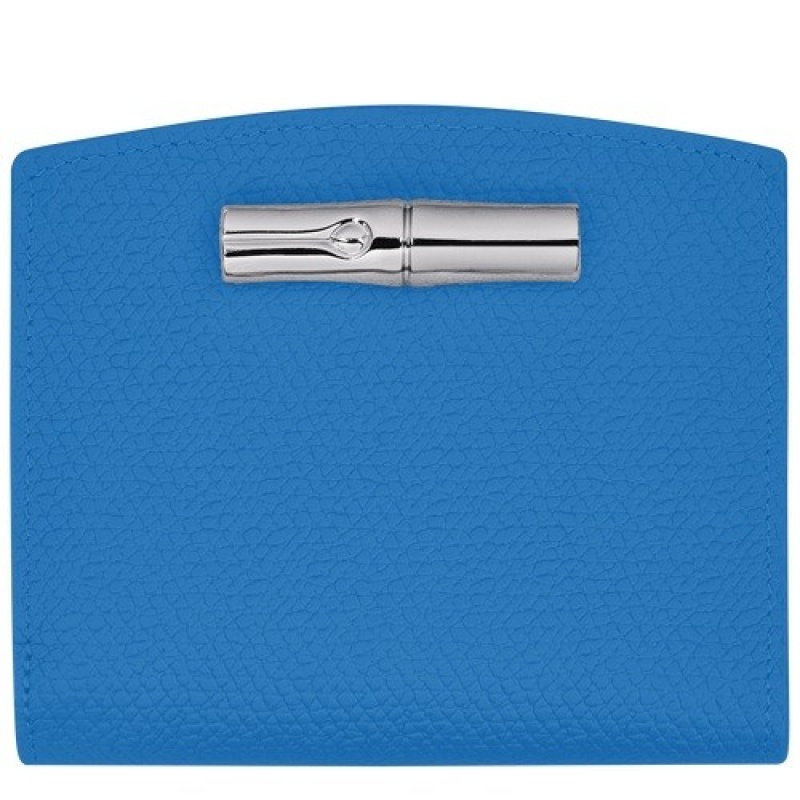 Cobalt Longchamp Roseau Wallet | SN-LCMP48285