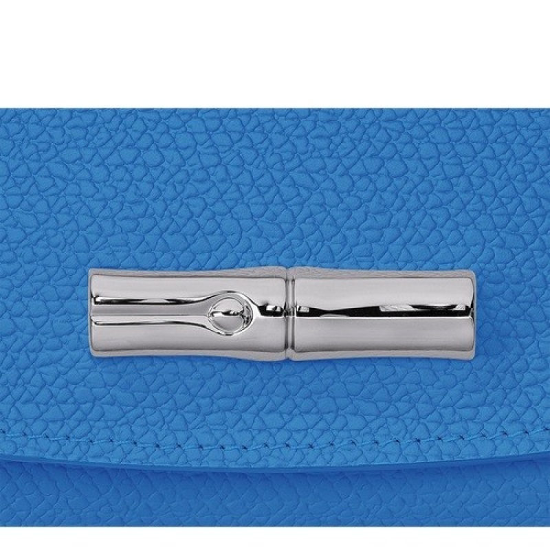 Cobalt Longchamp Roseau Wallet | SN-LCMP48290