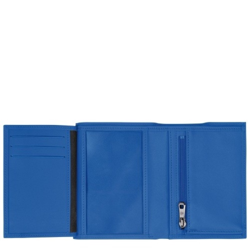 Cobalt Longchamp Sur Seine Wallet | SN-LCMP49211