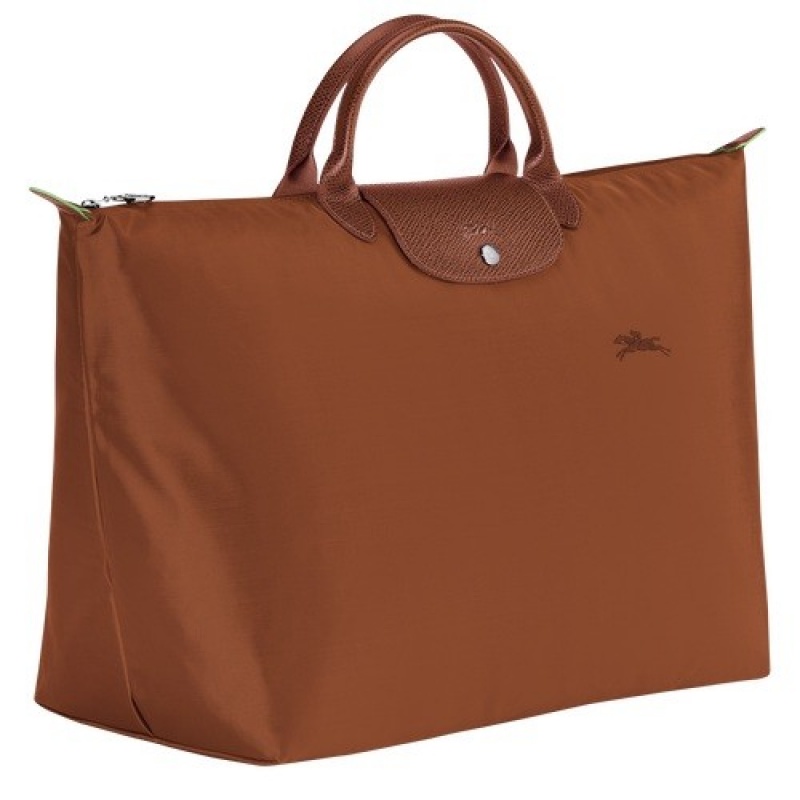 Cognac Longchamp Le Pliage Green S Travel Bag | SN-LCMP49342