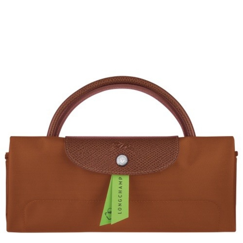 Cognac Longchamp Le Pliage Green S Travel Bag | SN-LCMP49342