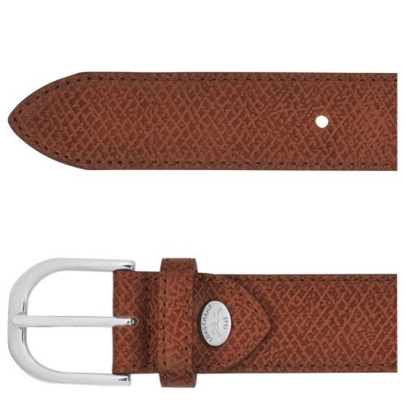 Cognac Longchamp Le Pliage Ladies' Belt | SN-LCMP48946