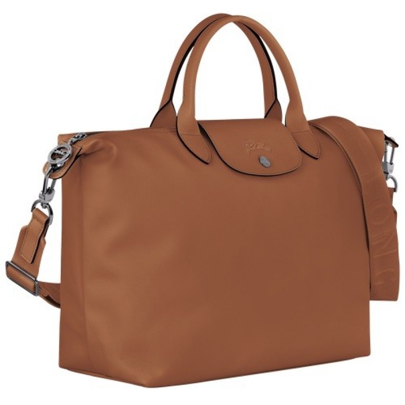 Cognac Longchamp Le Pliage Xtra L Handbag | SN-LCMP49168