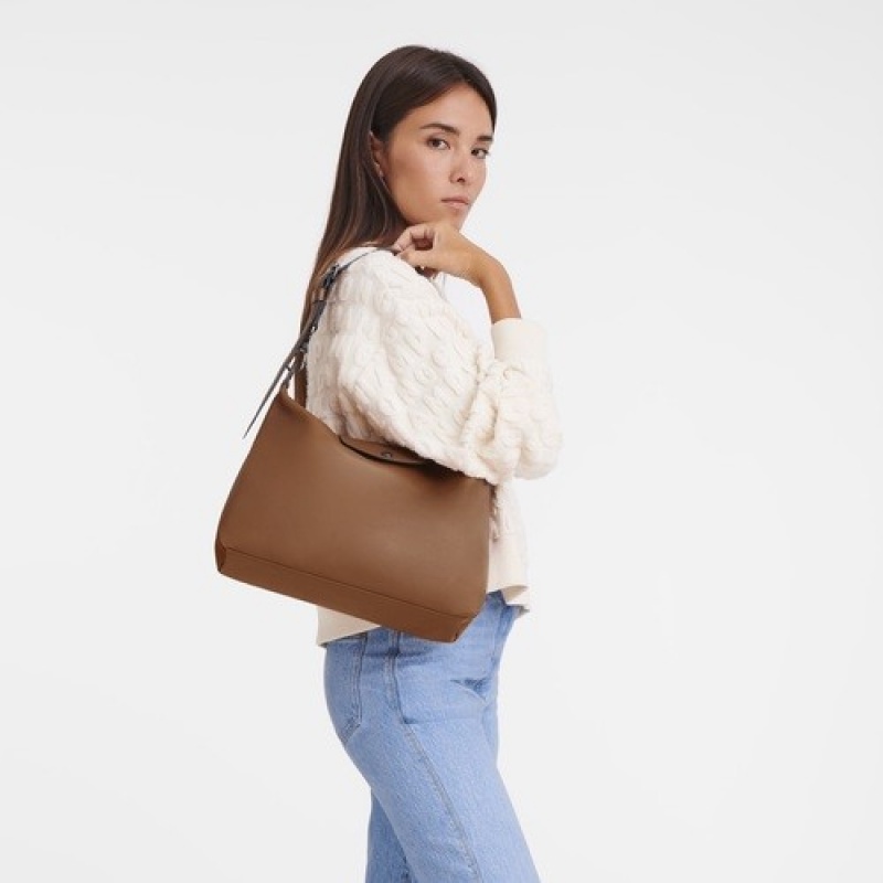 Cognac Longchamp Le Pliage Xtra M Hobo Bag | SN-LCMP48020