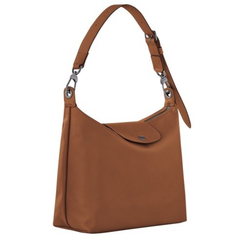 Cognac Longchamp Le Pliage Xtra M Hobo Bag | SN-LCMP48020