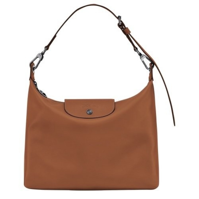 Cognac Longchamp Le Pliage Xtra M Hobo Bag | SN-LCMP48020