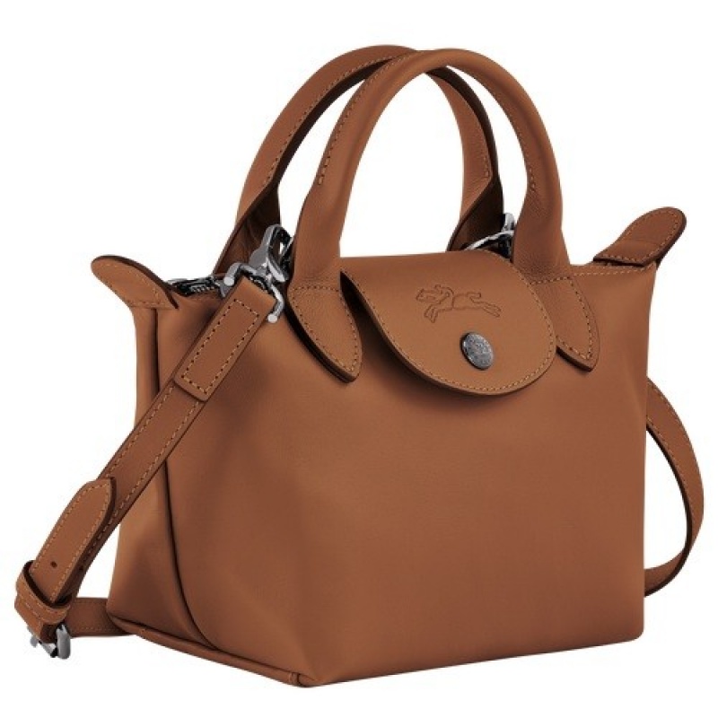 Cognac Longchamp Le Pliage Xtra Xs Handbag | SN-LCMP47694