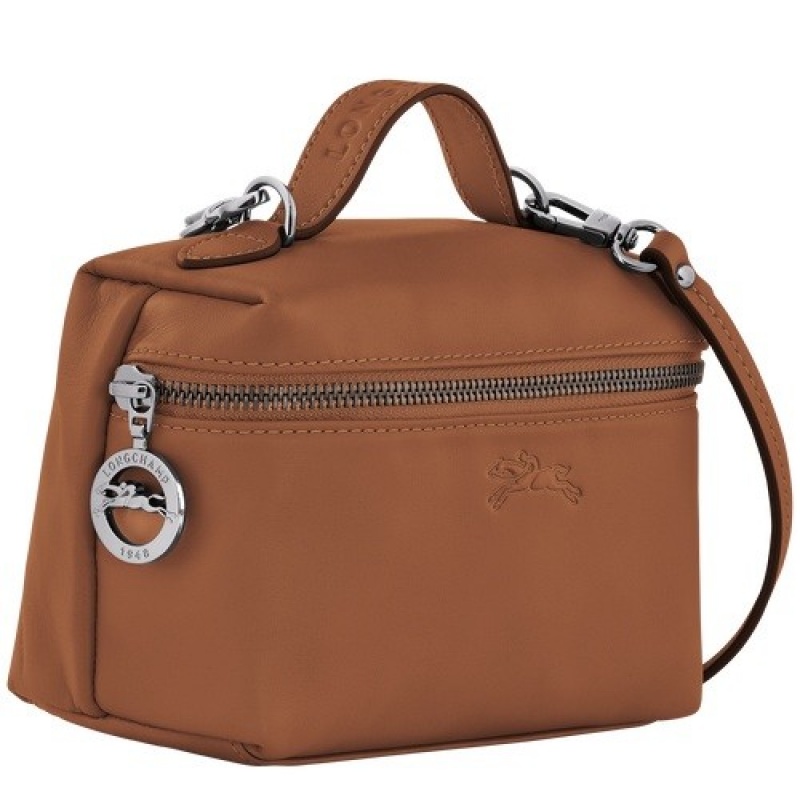 Cognac Longchamp Le Pliage Xtra Xs Vanity | SN-LCMP47888