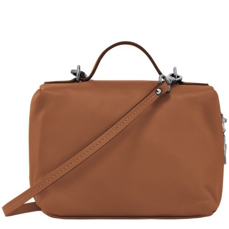 Cognac Longchamp Le Pliage Xtra Xs Vanity | SN-LCMP47888