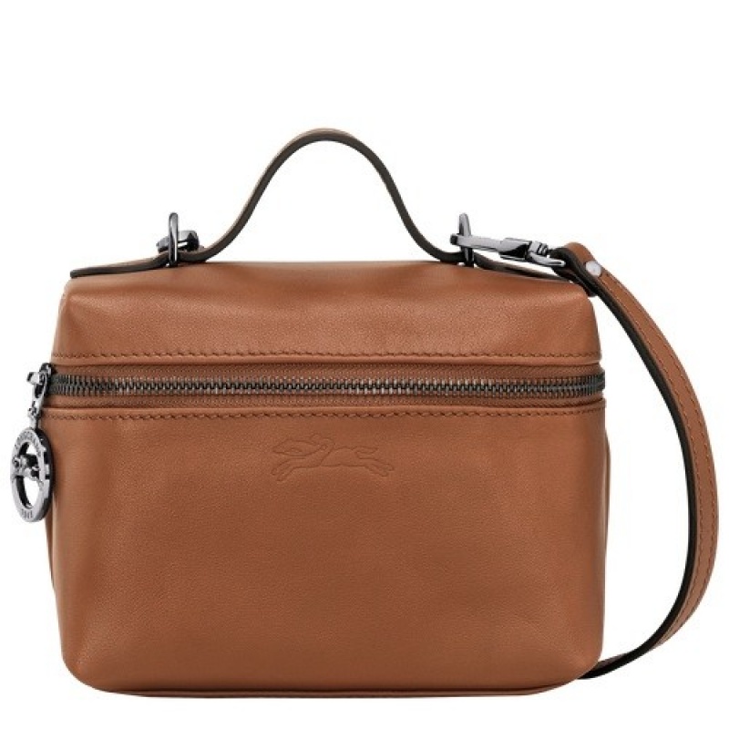 Cognac Longchamp Le Pliage Xtra Xs Vanity | SN-LCMP47888