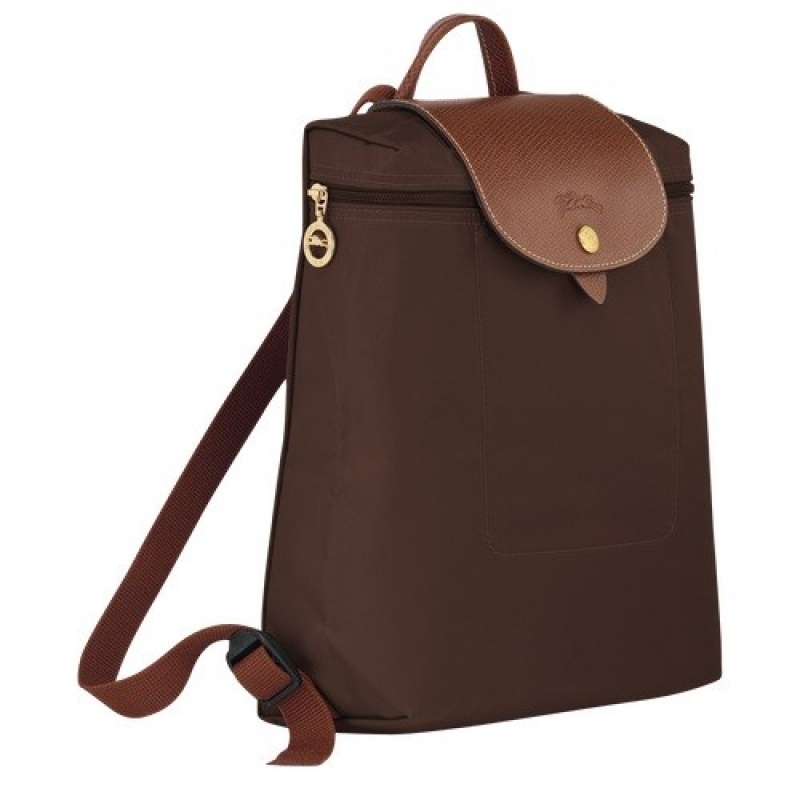 Ebony Longchamp Le Pliage Original M Backpack | SN-LCMP49139