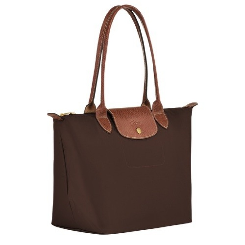 Ebony Longchamp Le Pliage Original M Tote Bag | SN-LCMP48043