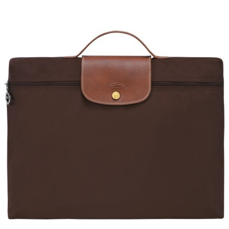 Ebony Longchamp Le Pliage Original S Briefcase | SN-LCMP49014