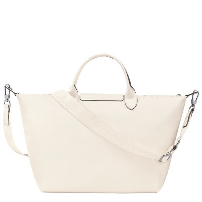 Ecru Longchamp Le Pliage Xtra L Handbag | SN-LCMP47686