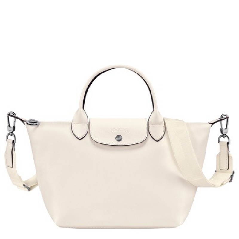 Ecru Longchamp Le Pliage Xtra S Handbag | SN-LCMP47675