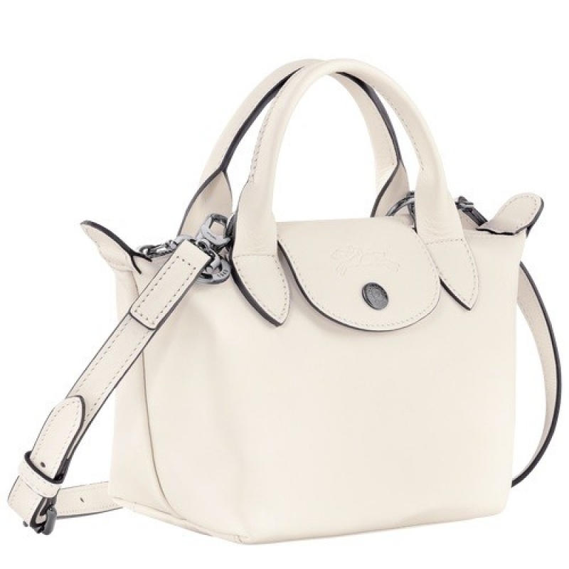 Ecru Longchamp Le Pliage Xtra Xs Handbag | SN-LCMP48206