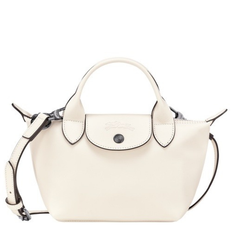 Ecru Longchamp Le Pliage Xtra Xs Handbag | SN-LCMP48206