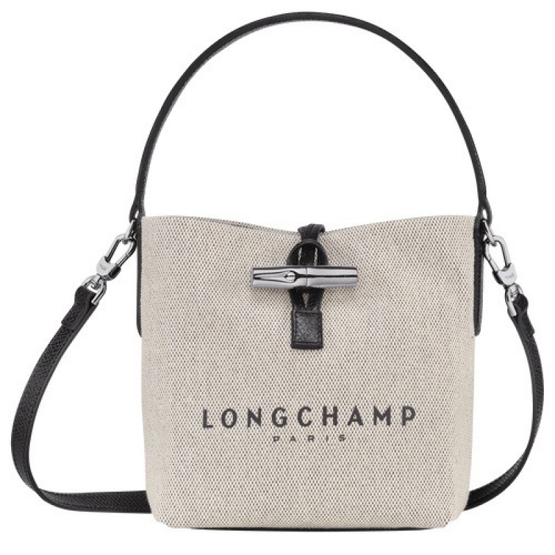 Ecru Longchamp Roseau Xs Bucket Bag | SN-LCMP47833