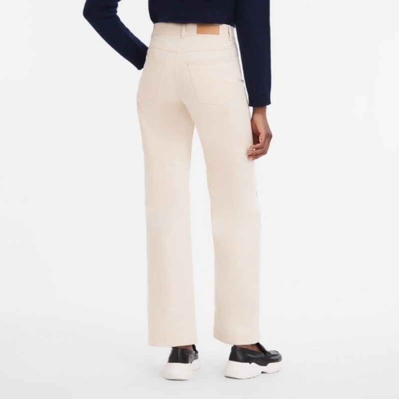 Ecru Longchamp Trousers | SN-LCMP48751