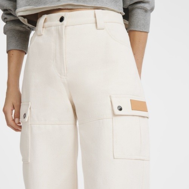 Ecru Longchamp Trousers | SN-LCMP48755