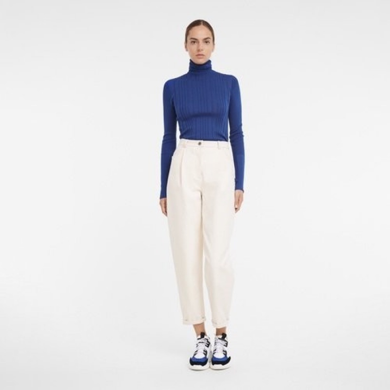 Ecru Longchamp Trousers | SN-LCMP48756