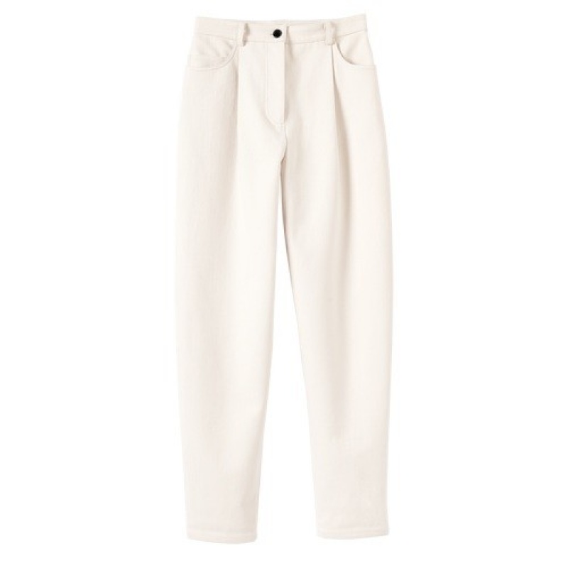 Ecru Longchamp Trousers | SN-LCMP48756