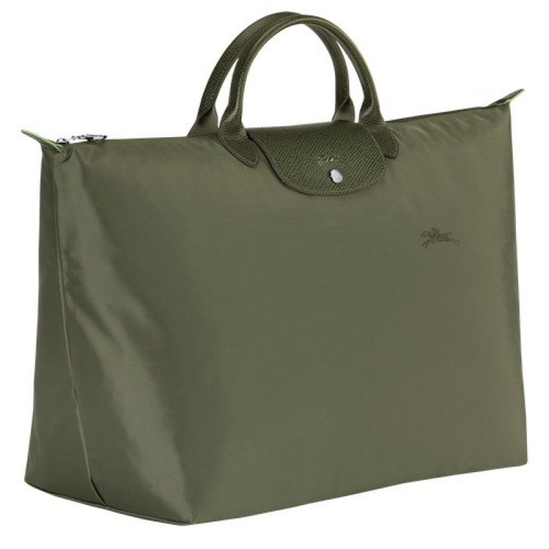 Forest Longchamp Le Pliage Green S Travel Bag | SN-LCMP49302