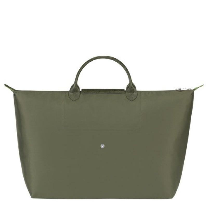 Forest Longchamp Le Pliage Green S Travel Bag | SN-LCMP49302