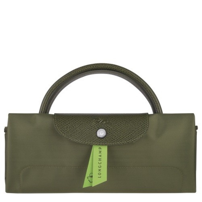 Forest Longchamp Le Pliage Green S Travel Bag | SN-LCMP49302