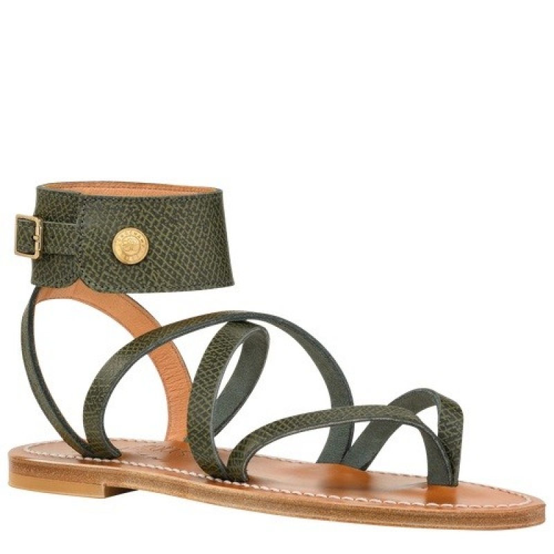 Forest Longchamp X K.Jacques Sandals | SN-LCMP48830