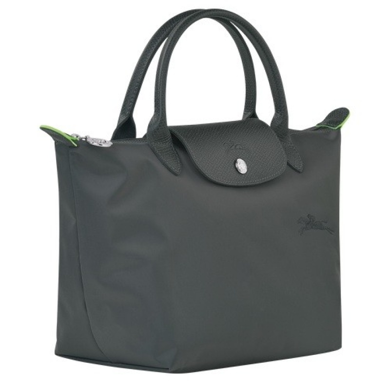 Graphite Longchamp Le Pliage Green S Handbag | SN-LCMP47721