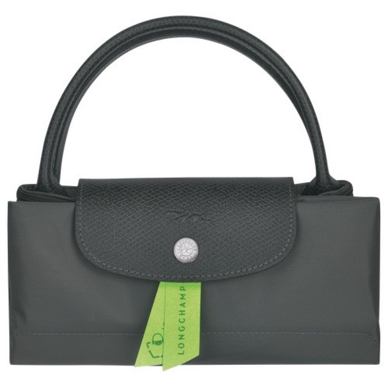 Graphite Longchamp Le Pliage Green S Handbag | SN-LCMP47721