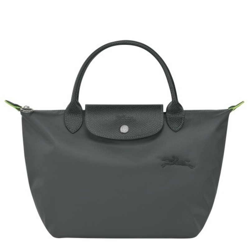 Graphite Longchamp Le Pliage Green S Handbag | SN-LCMP47721