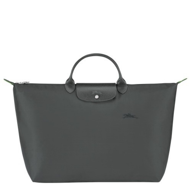 Graphite Longchamp Le Pliage Green S Travel Bag | SN-LCMP49347