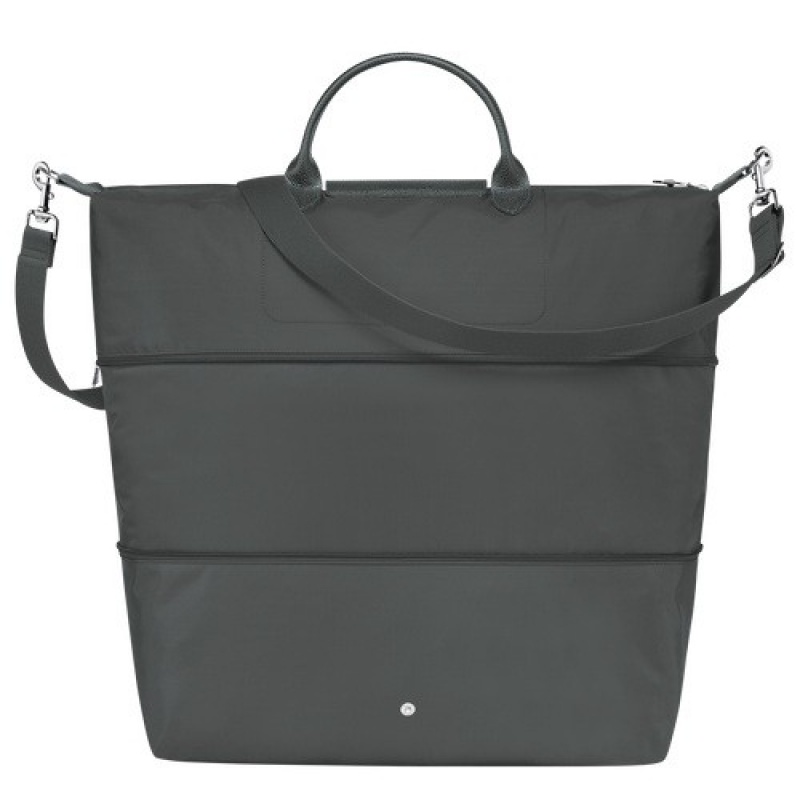 Graphite Longchamp Le Pliage Green Travel Bag Expandable | SN-LCMP49319