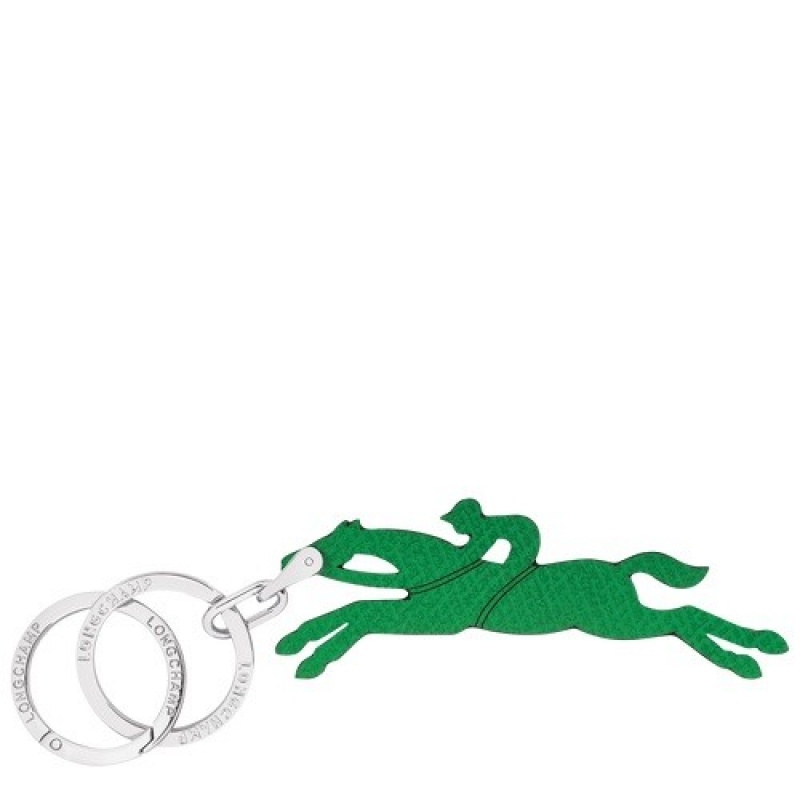 Green Longchamp Le Pliage Key Rings | SN-LCMP49283