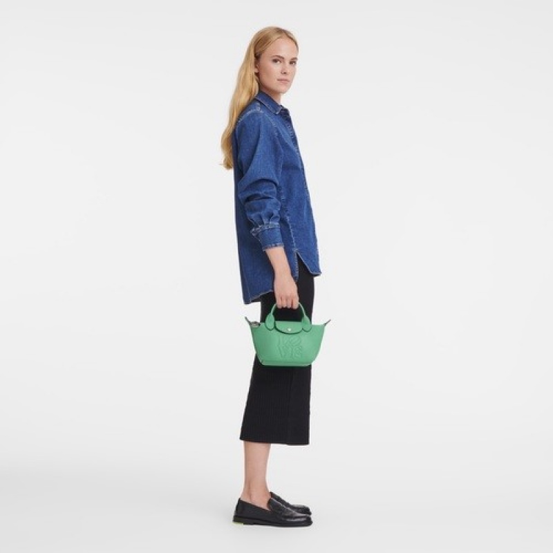 Green Longchamp X Robert Indiana Xs Handbag | SN-LCMP49199