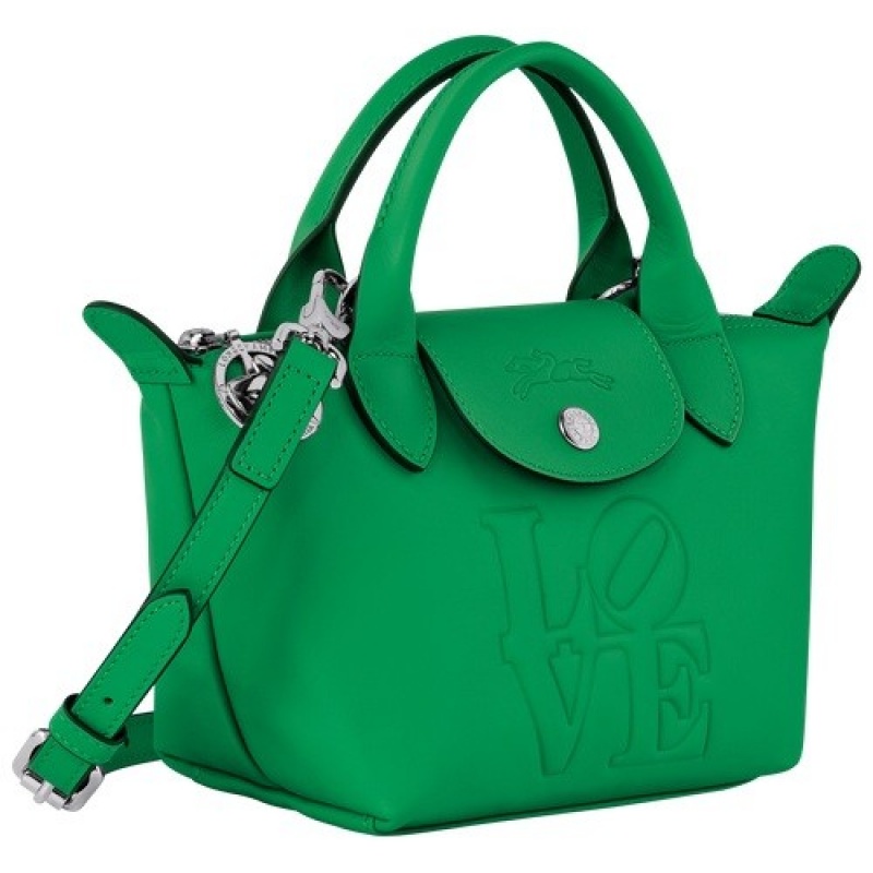 Green Longchamp X Robert Indiana Xs Handbag | SN-LCMP49199