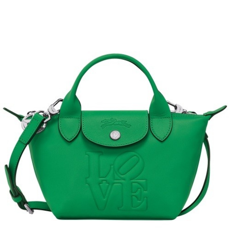 Green Longchamp X Robert Indiana Xs Handbag | SN-LCMP49199