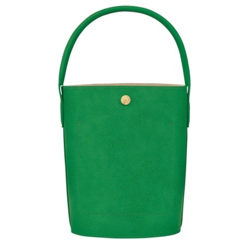 Green Longchamp éPure S Bucket Bag | SN-LCMP47745