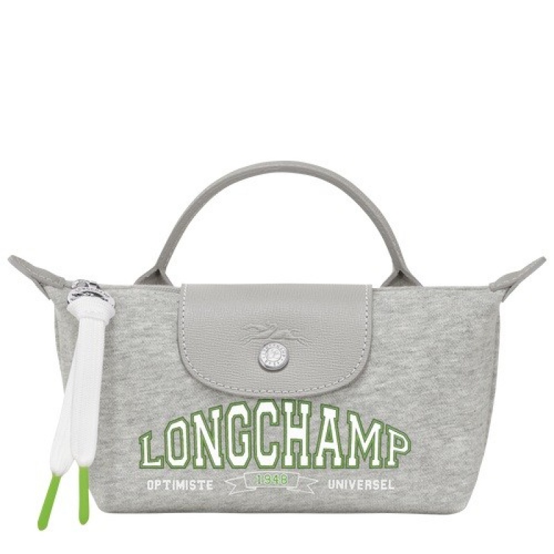 Grey Longchamp Le Pliage Collection Pouch | SN-LCMP48421