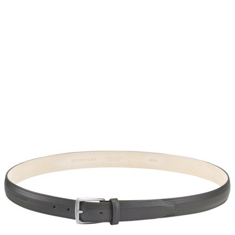 Grey Longchamp VéGéTal Men\'s Belt | SN-LCMP49460