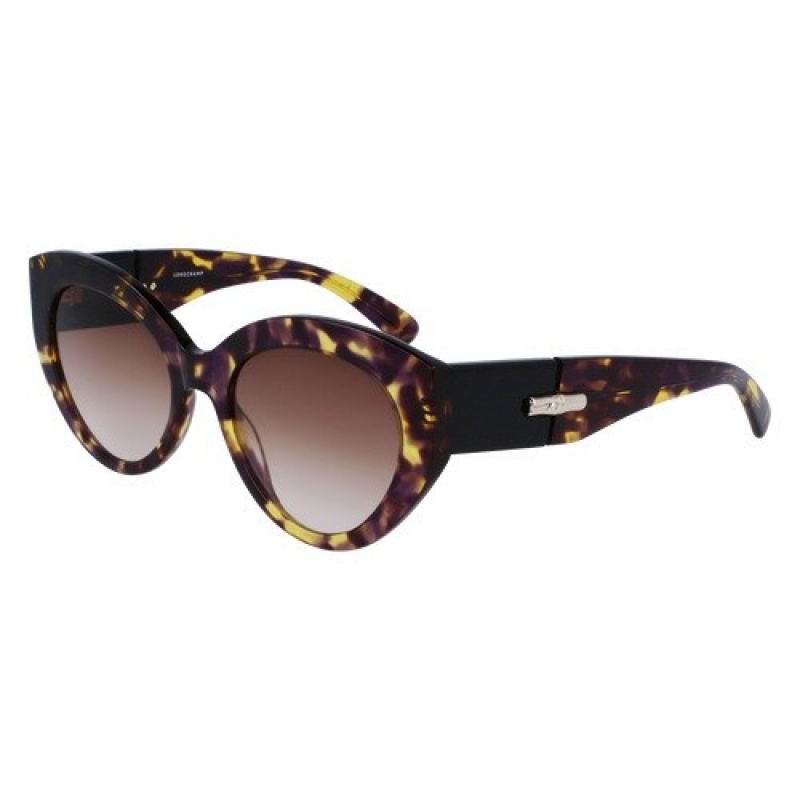 Havana Purple Longchamp Sunglasses 7 | SN-LCMP49010