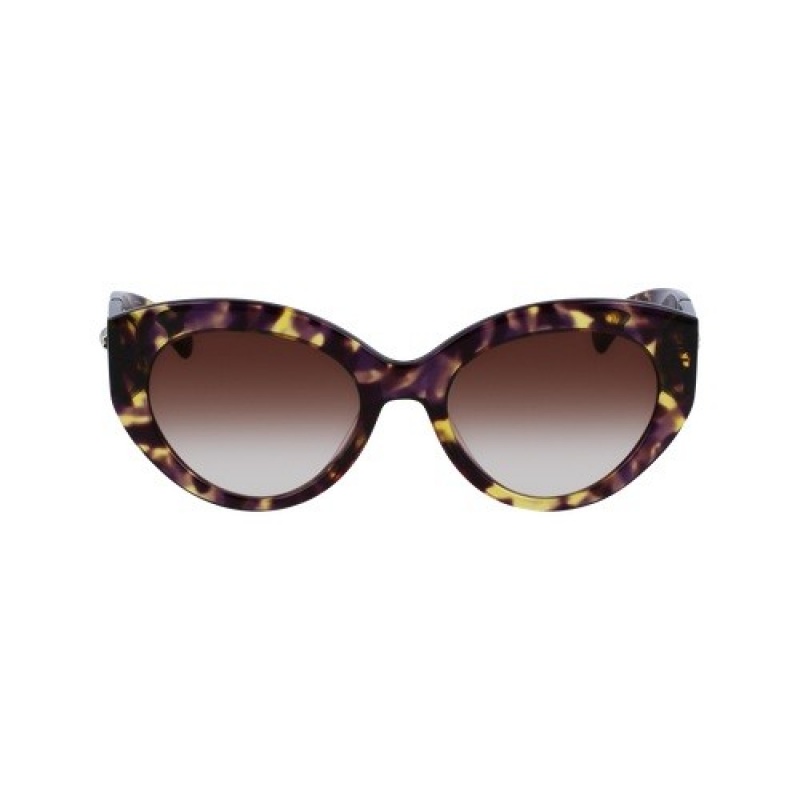 Havana Purple Longchamp Sunglasses 7 | SN-LCMP49010