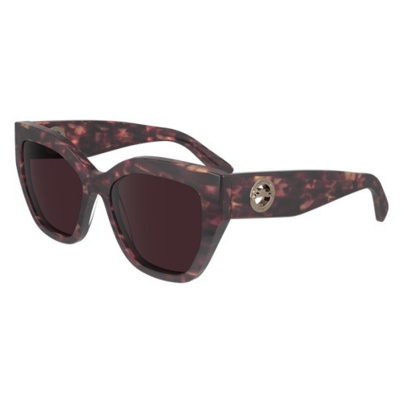 Havana Red Longchamp Sunglasses 4 | SN-LCMP48997